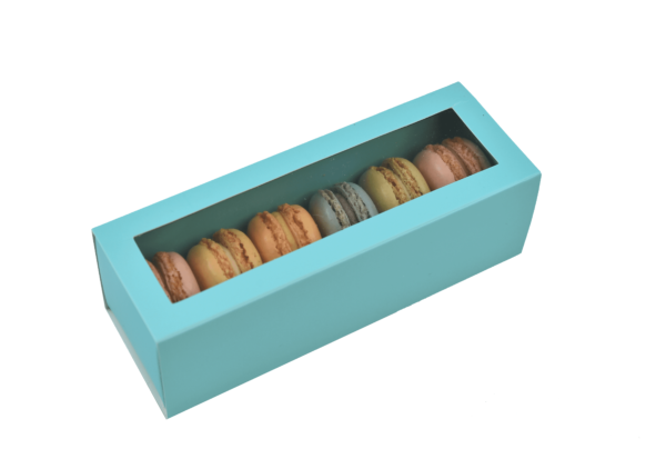 Custom macaron boxes with window