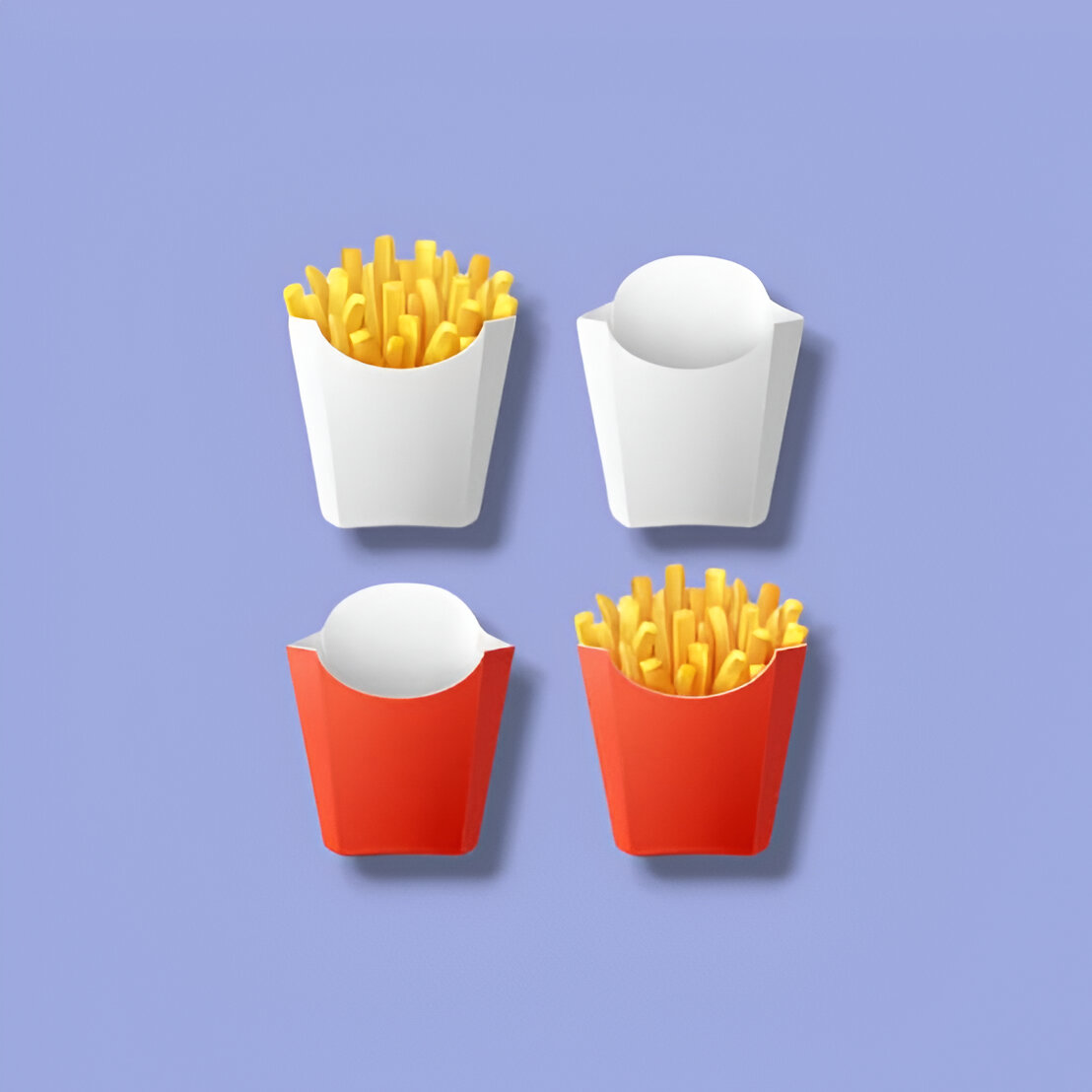 Custom French Fry Boxes with logo