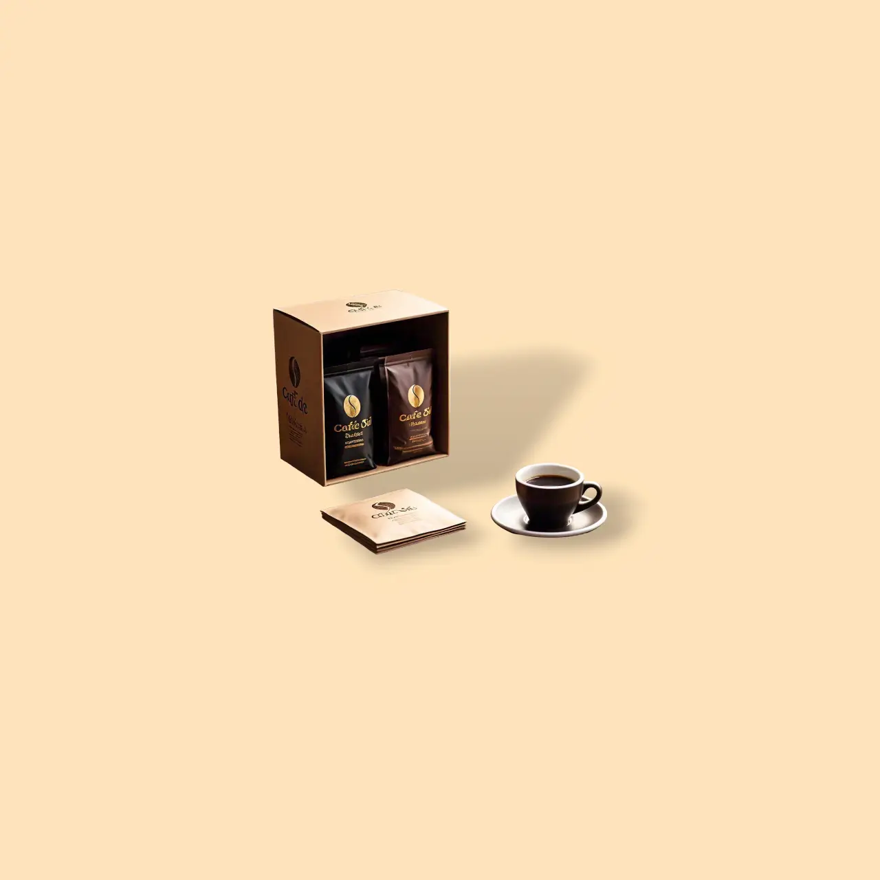 Luxury coffee packaging