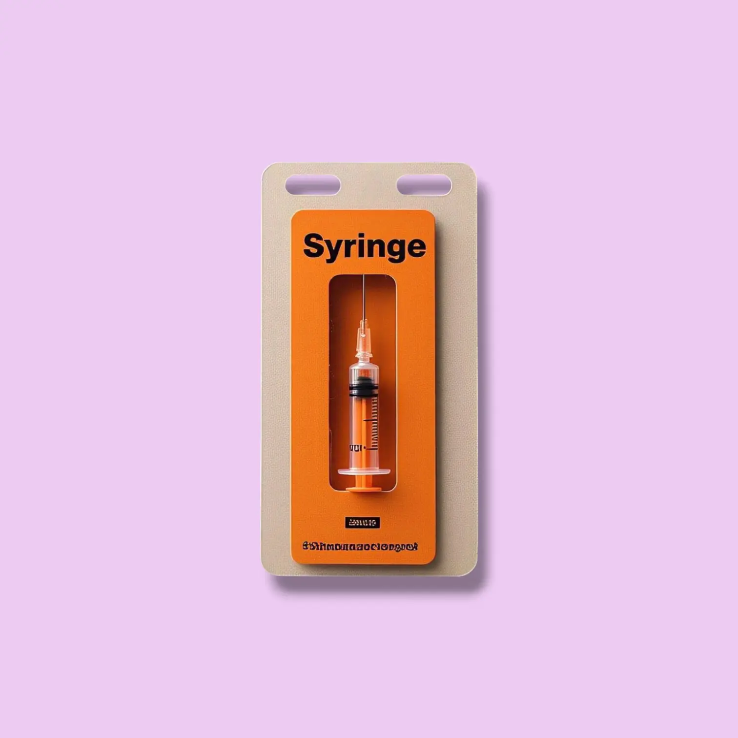 Custom syringe packaging