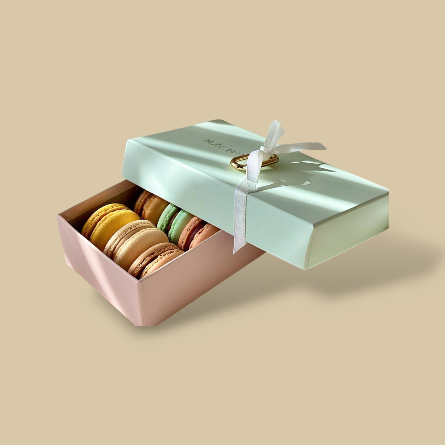 Personalized macaron boxes